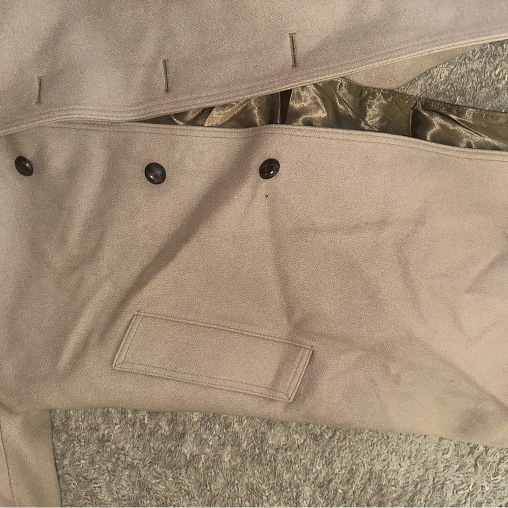Men’s used Sheffield Anderson Little size 46 regular trench coat tan Pre own - Picture 4 of 7